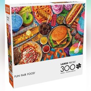 300 piece Fun fair food puzzle